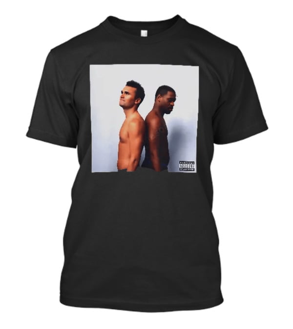 Kirk X Floyd Parental Advisory Album Cover Featuring Two Men Back To Back T-Shirt