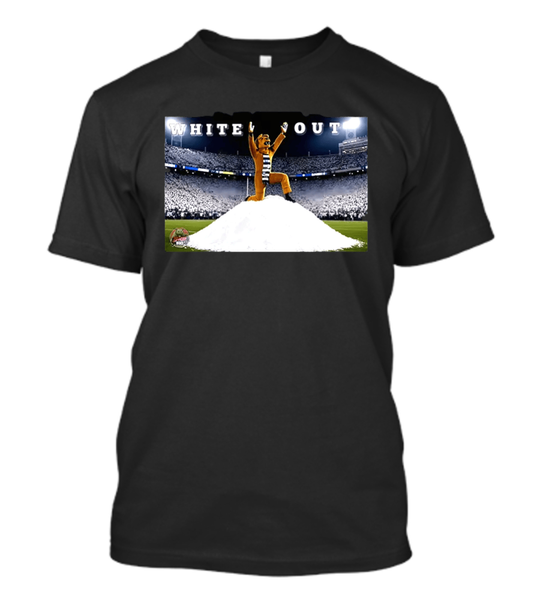 Pablo Pledgescobar Penn State Nittany Lines White Out Stadium Mascot Celebration T-Shirt
