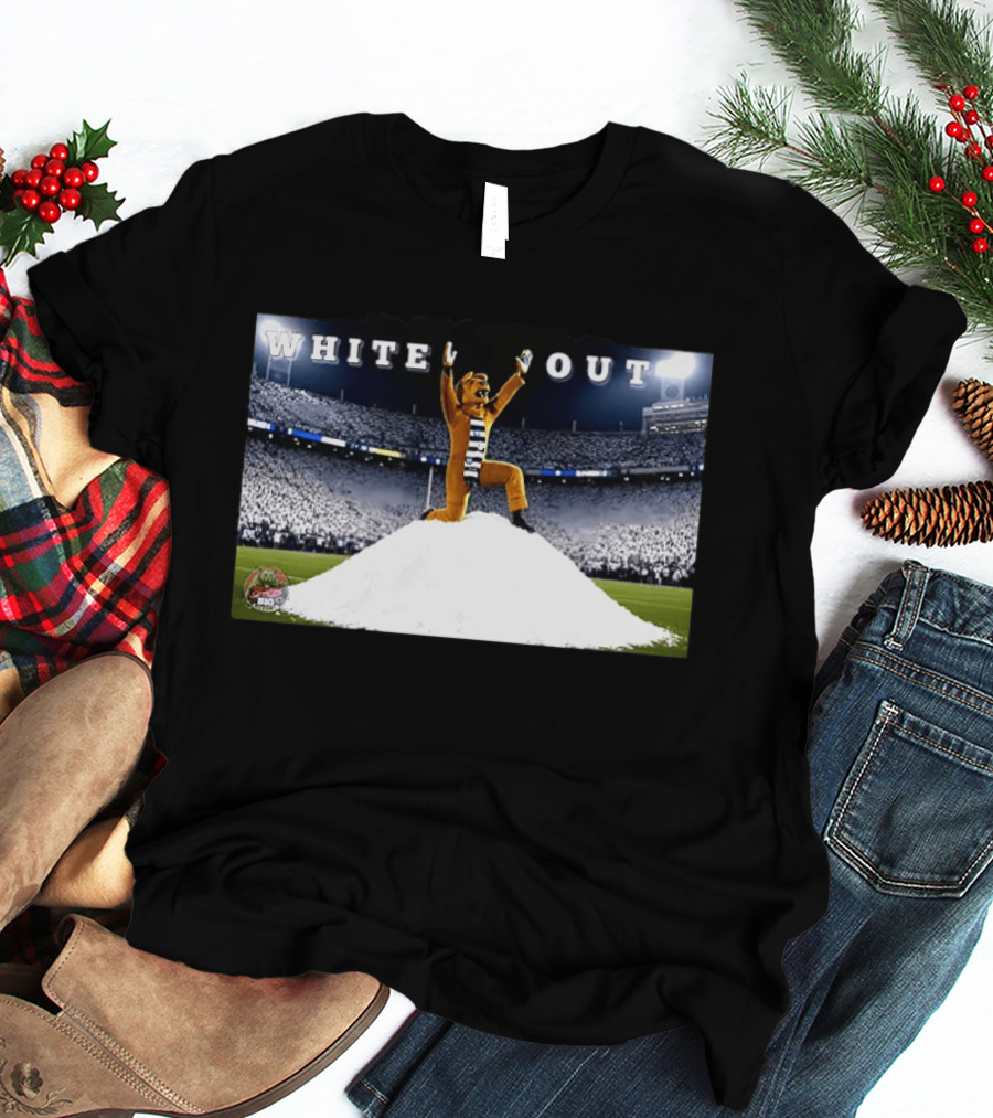 Pablo Pledgescobar Penn State Nittany Lines White Out Stadium Mascot Celebration T-Shirt