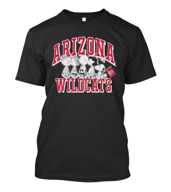 Peanuts Arizona Wildcats The Gang Collaboration T-Shirt