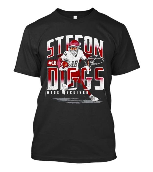 Stefon Diggs #14 Wide Receiver Football Player T-Shirt