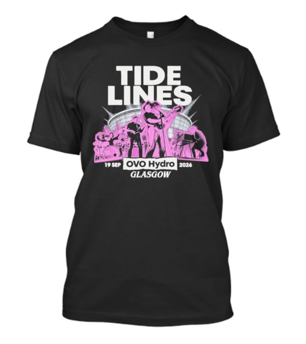 Tide Lines Live OVO Hydro September 19 2026 Glasgow Event T-Shirt