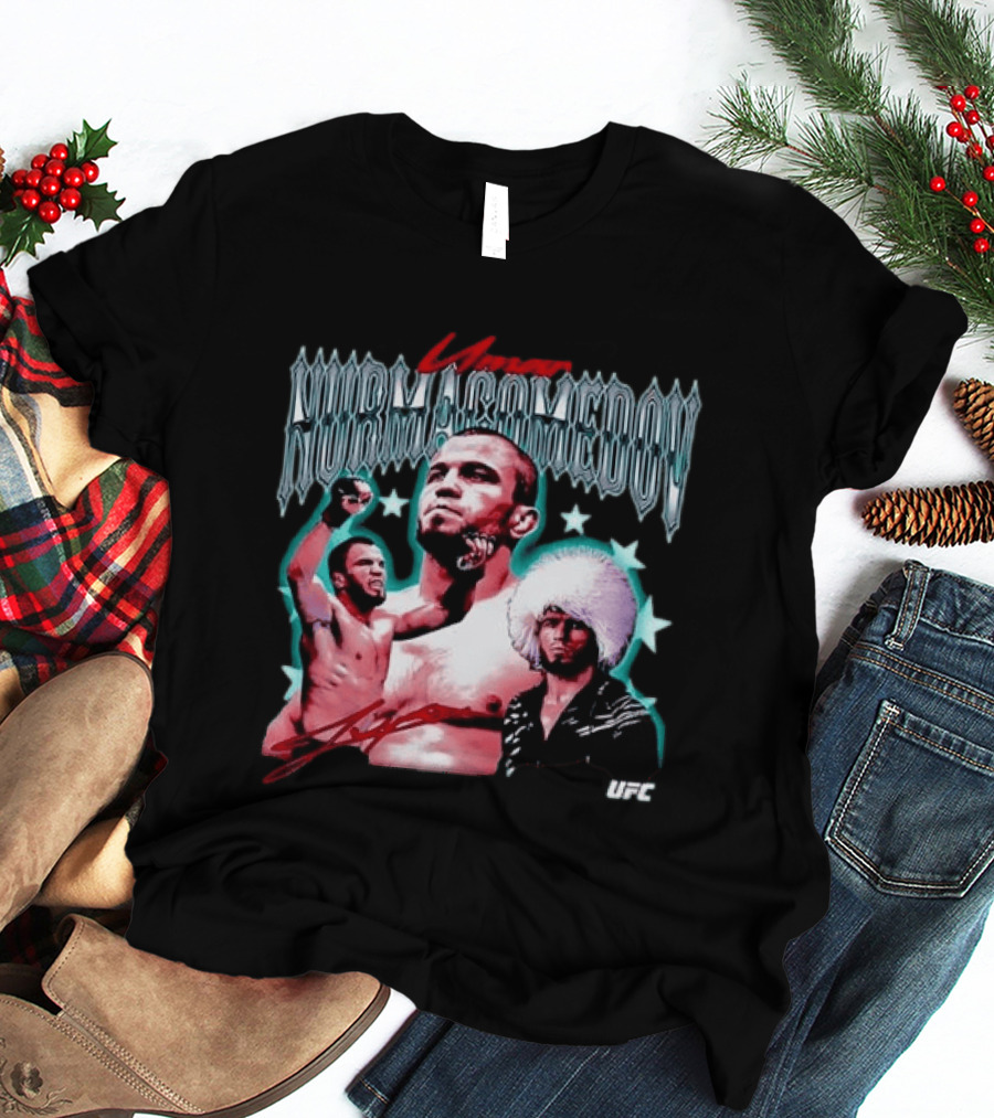 Umar Nurmagomedov UFC Trio Stars Signature T-Shirt