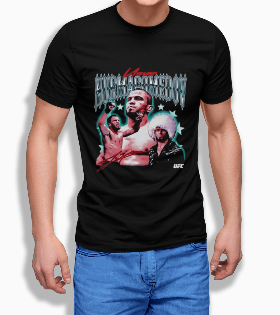 Umar Nurmagomedov UFC Trio Stars Signature T-Shirt