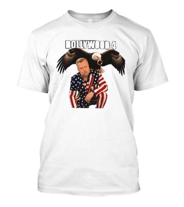 Dollywood 4 American Flag Suit Bald Eagle Ring T-Shirt