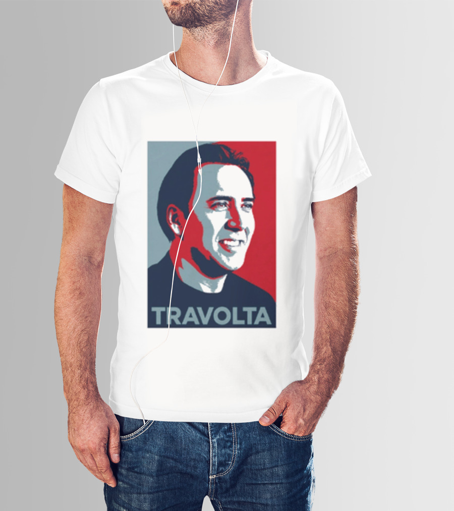 Nicolas Cage Travolta Hope Face Off Image T-Shirt