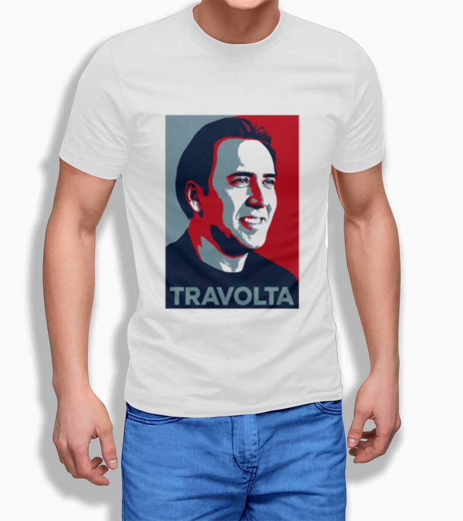Nicolas Cage Travolta Hope Face Off Image T-Shirt