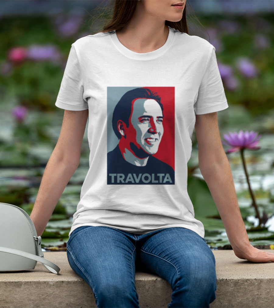Nicolas Cage Travolta Hope Face Off Image T-Shirt
