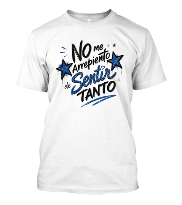 No Me Arrepiento De Sentir Tanto Stars Heart T-Shirt