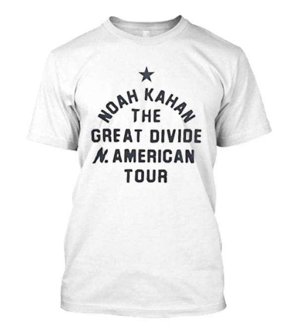 Noah Kahan The Great Divide North American Tour Merchandise T-Shirt