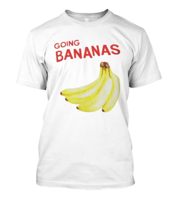 Going Bananas Funny Yellow Fruit Pun T-Shirt