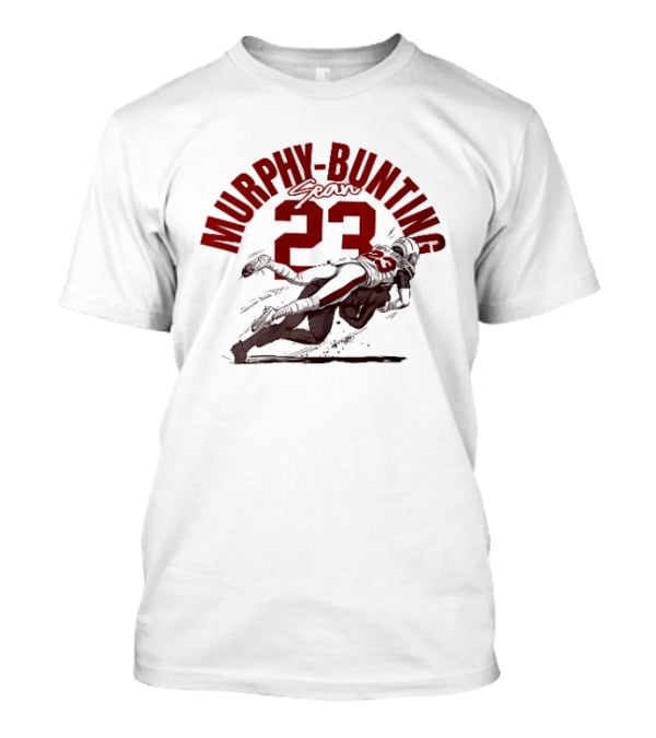 Murphy Bunting Sean 23 Arizona Football Athlete T-Shirt