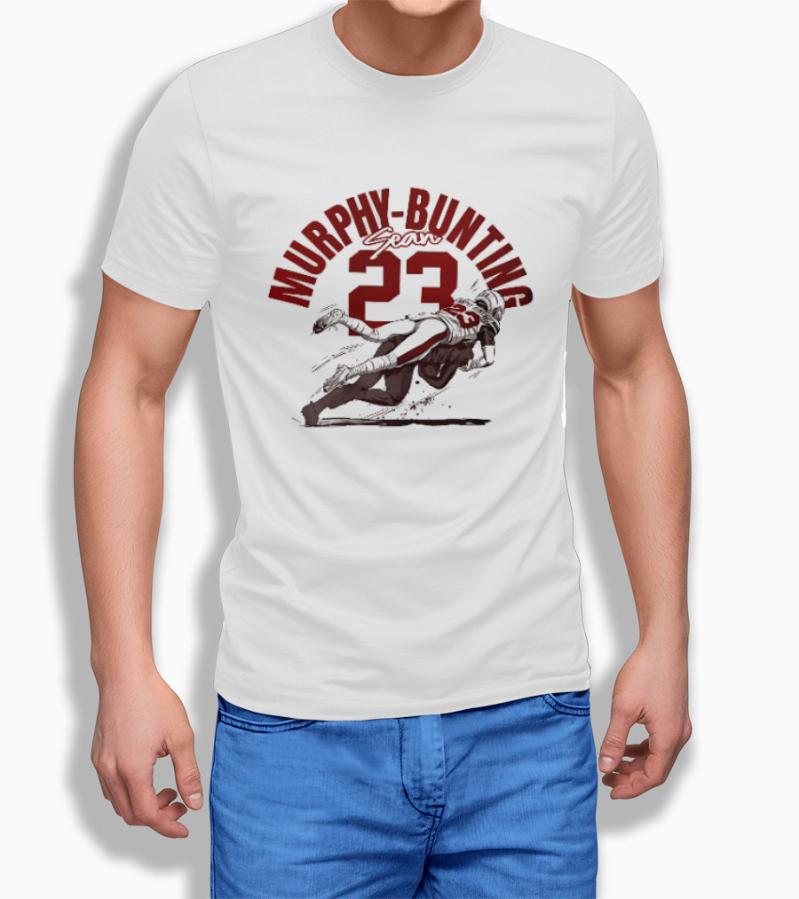 Murphy Bunting Sean 23 Arizona Football Athlete T-Shirt