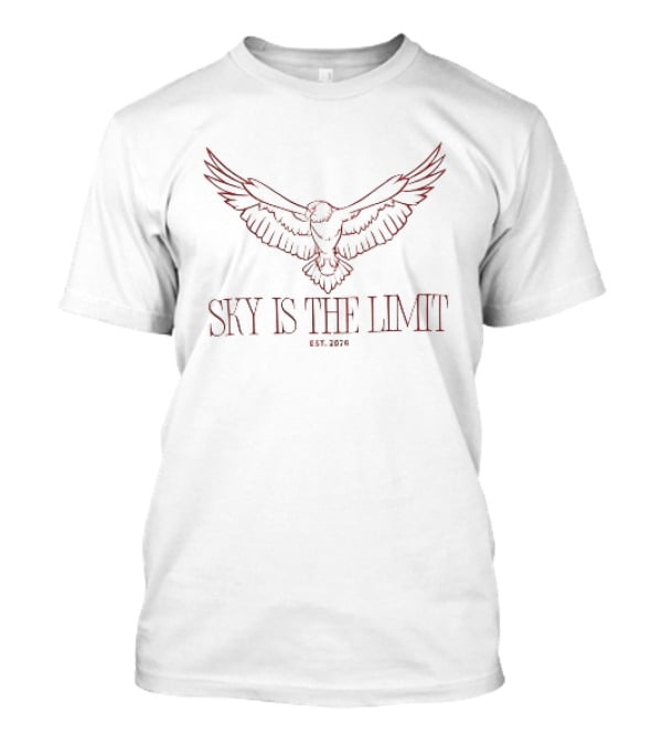 Sky Is The Limit Est 2026 Eagle Wingspan Exploration T-Shirt