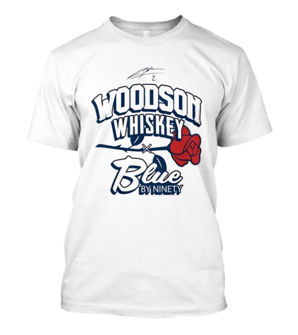Woodson Whiskey Blue By Ninety Red Rose Collaboration T-Shirt