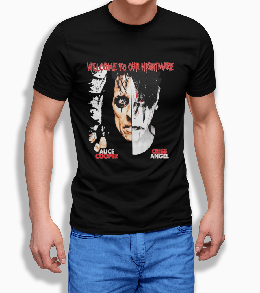 Welcome To Our Nightmare Alice Cooper Criss Angel Collaboration T-Shirt