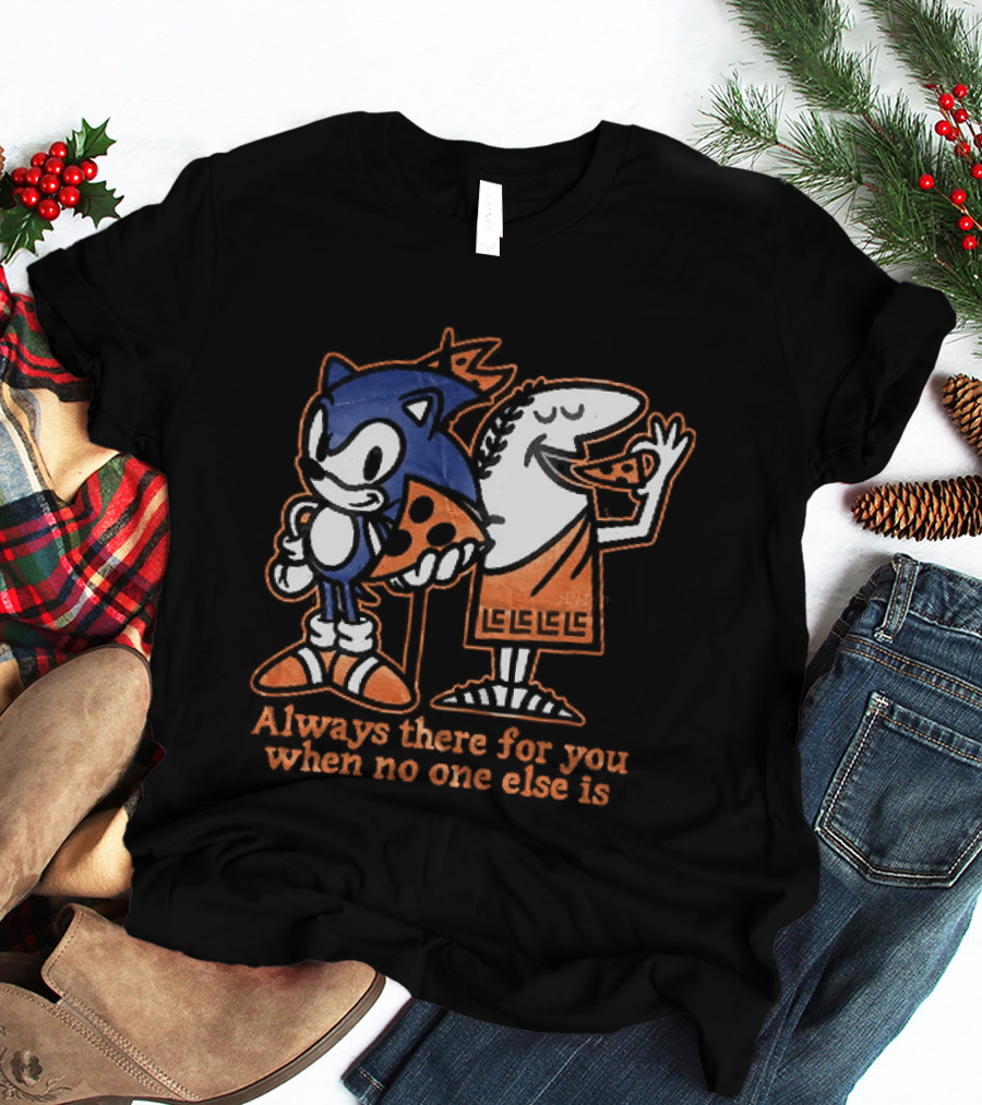 Sonic And Snoopy Always There For You When No One Else Is T-Shirt