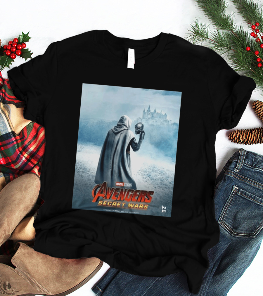 Marvel Studios Avengers Secret Wars Doctor Doom Hooded Villain Castle T-Shirt
