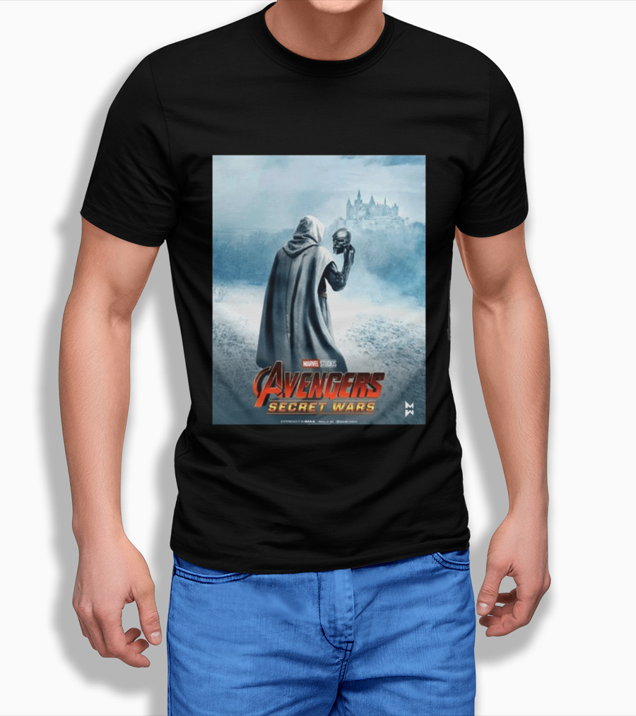 Marvel Studios Avengers Secret Wars Doctor Doom Hooded Villain Castle T-Shirt
