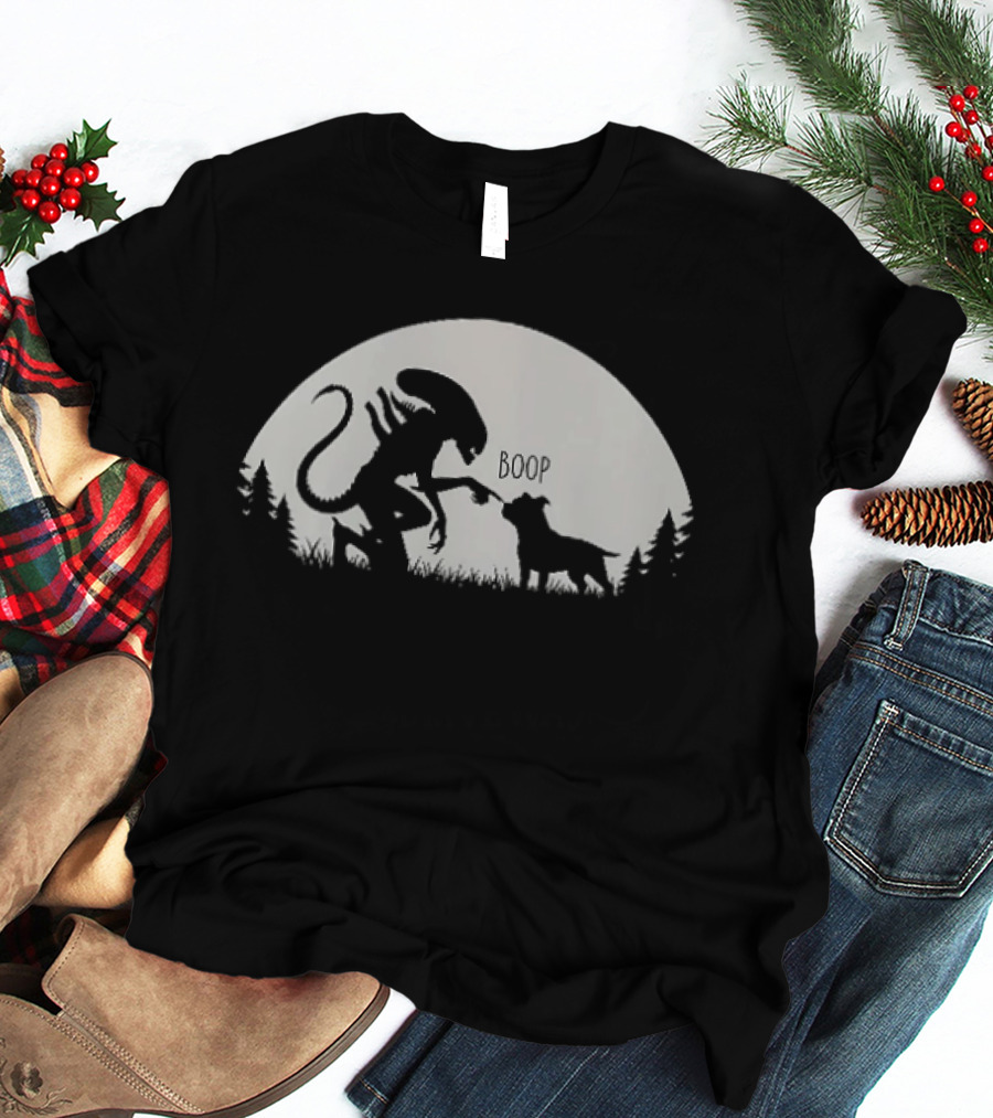 Boop Alien And Dog Forest T-Shirt