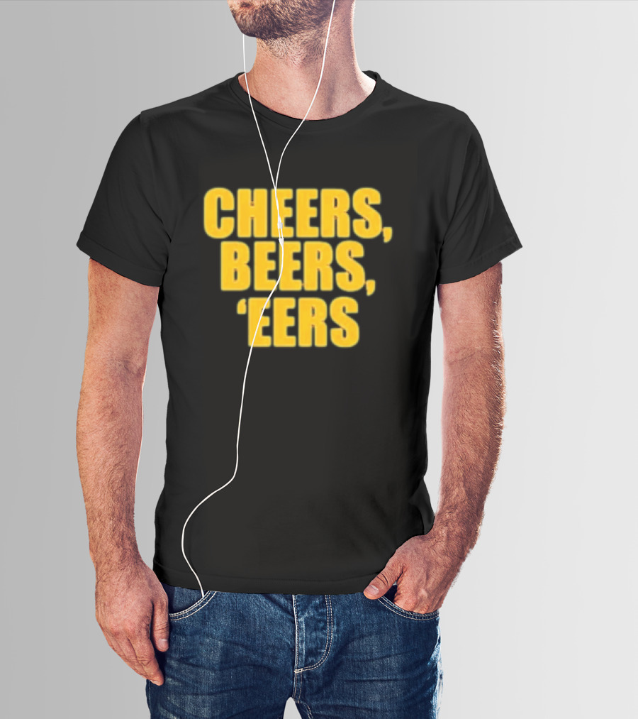 Cheers Beers 'Eers West Virginia Mountaineers NCAA Tailgate Party T-Shirt