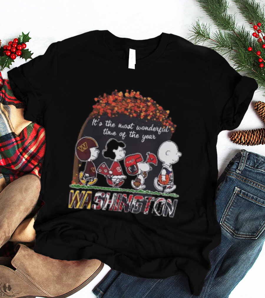 It’s The Most Wonderful Time Of The Year Washington Peanuts T-Shirt