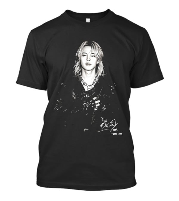 Jimin BTS Idol Signature Autograph T-Shirt