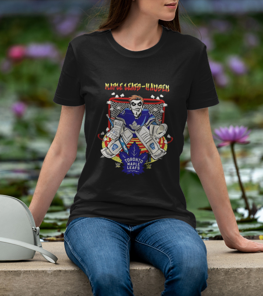 Toronto Maple Leafs Hausen Very Nice Very Evil Hockey Goalie T-Shirt