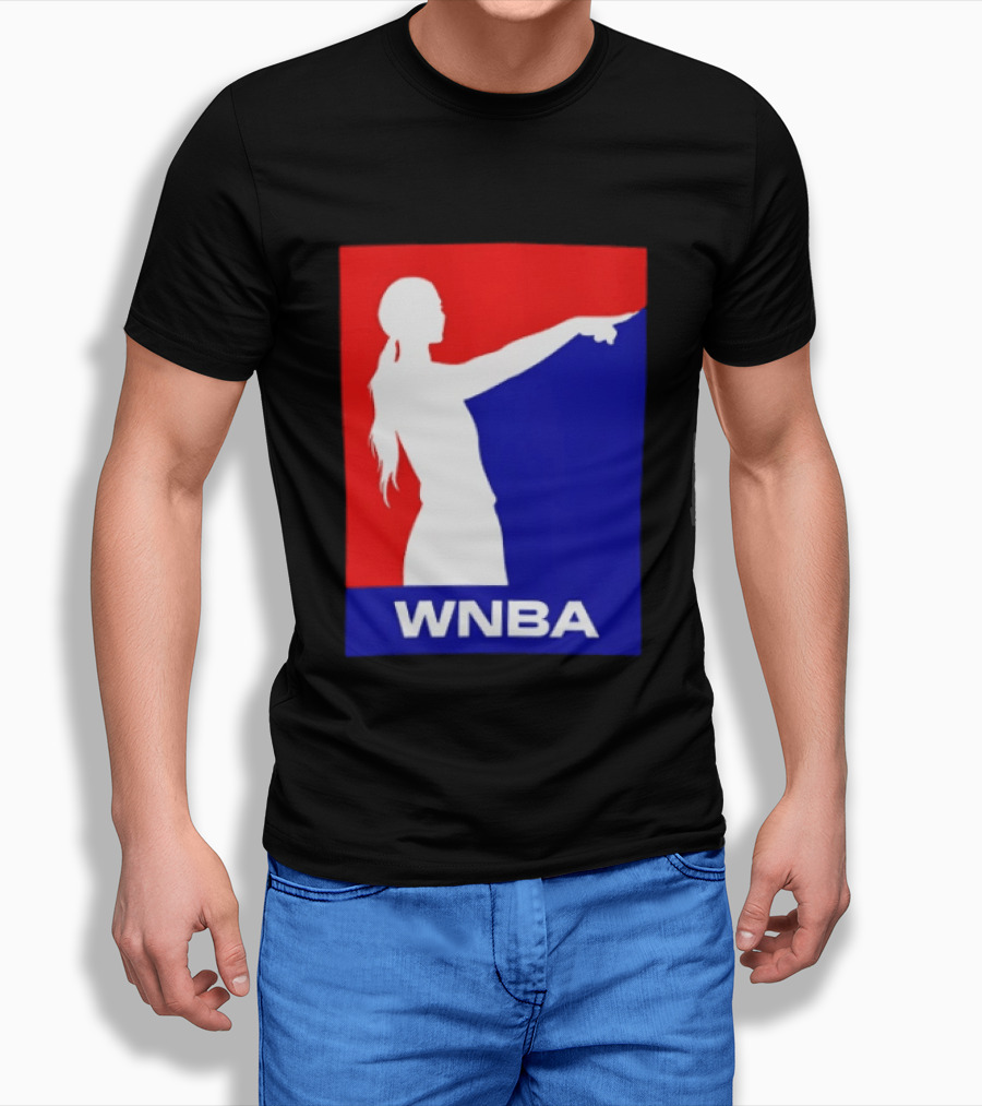 WNBA Red And Blue Sophie Cunningham Basketball T-Shirt