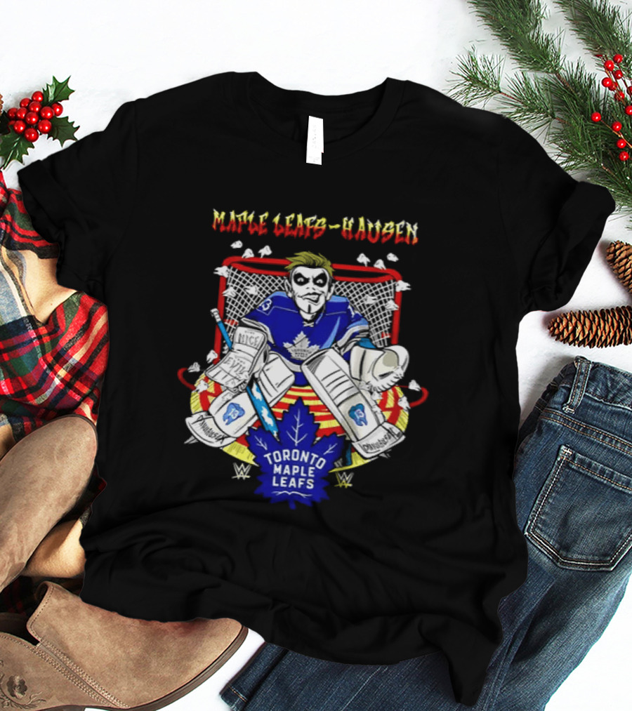 Toronto Maple Leafs Danhausen NHL Hockey WWE T-Shirt
