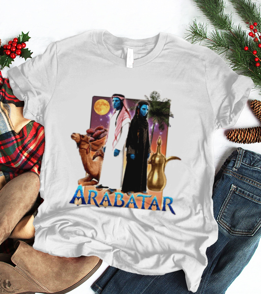 ARABATAR Fantasy Characters With Camel Dates Kettle Palm Moon T-Shirt