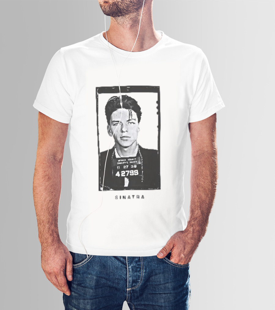 Bergen County Sheriffs Office 11 27 38 42799 Sinatra Shot T-Shirt