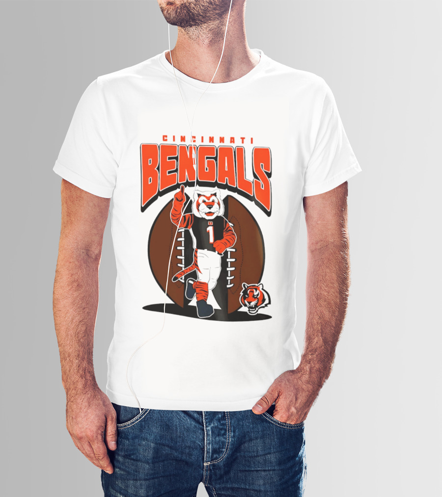 Cincinnati Bengals Tiger Mascot Football Fan Mania 2026 T-Shirt