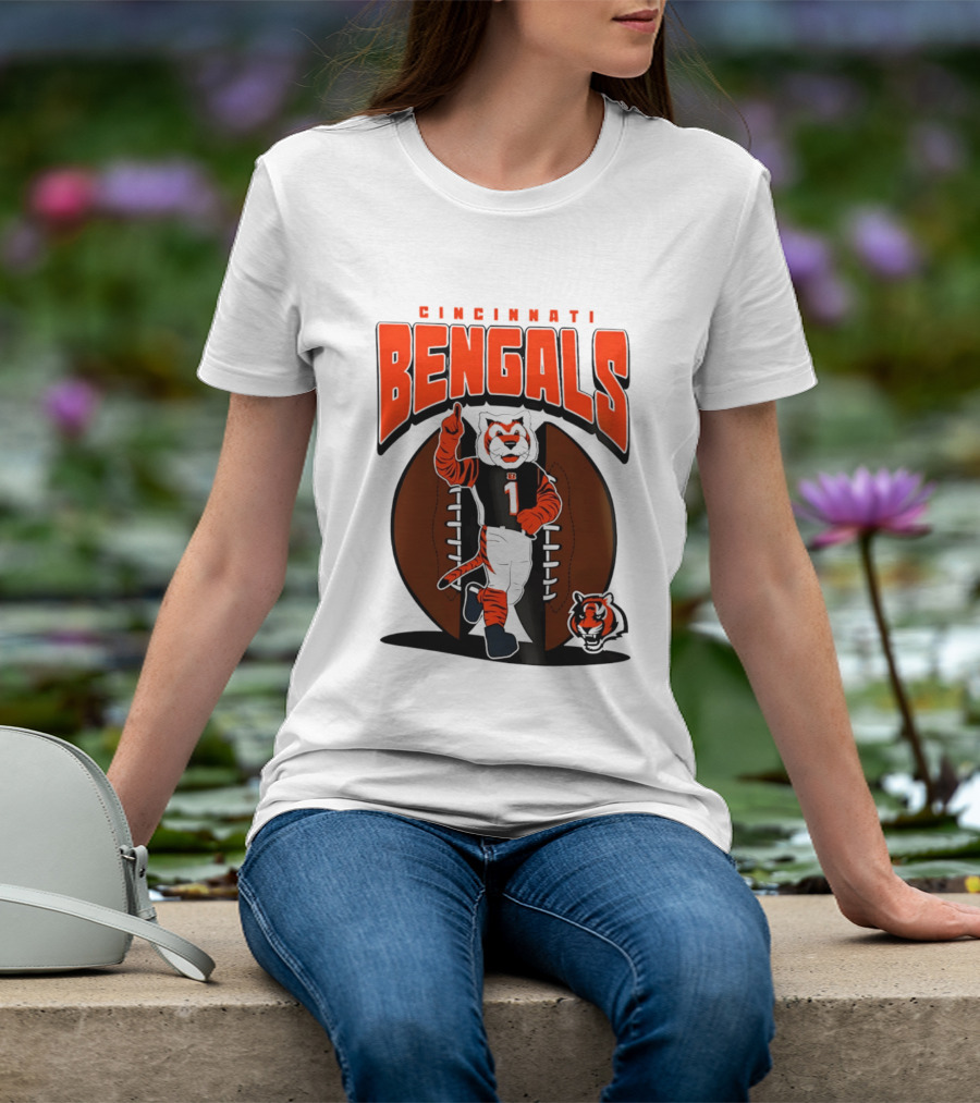 Cincinnati Bengals Tiger Mascot Football Fan Mania 2026 T-Shirt