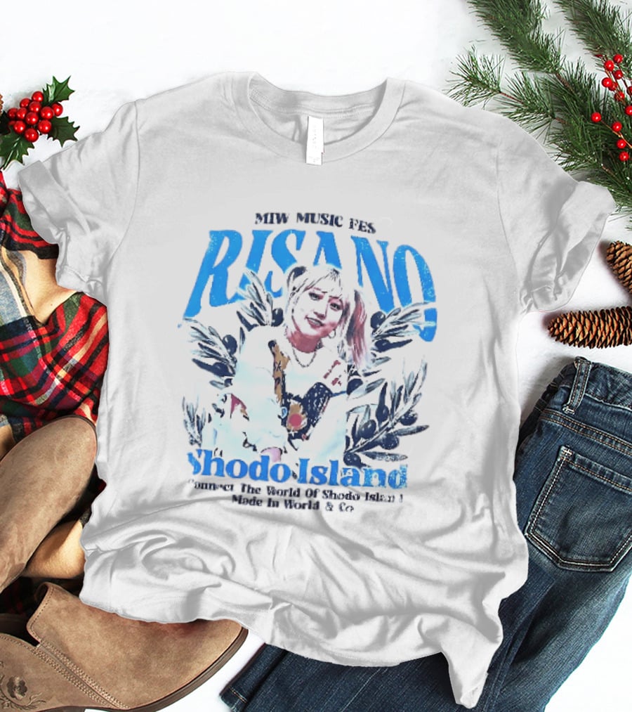 MTW Music Presents Risano Blonde Woman Pigtails Connect Shodo Island Made In World And Co T-Shirt