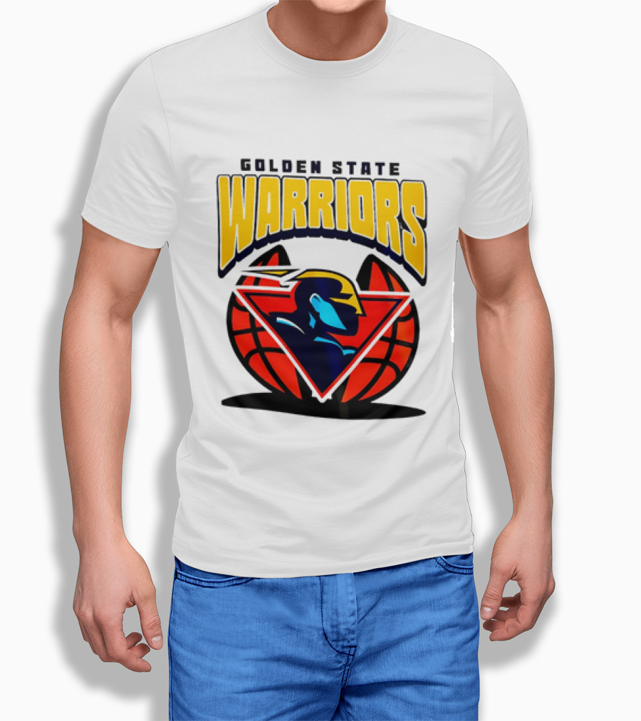 Golden State Warriors NBA 2026 Mania Retro Logo Basketball T-Shirt