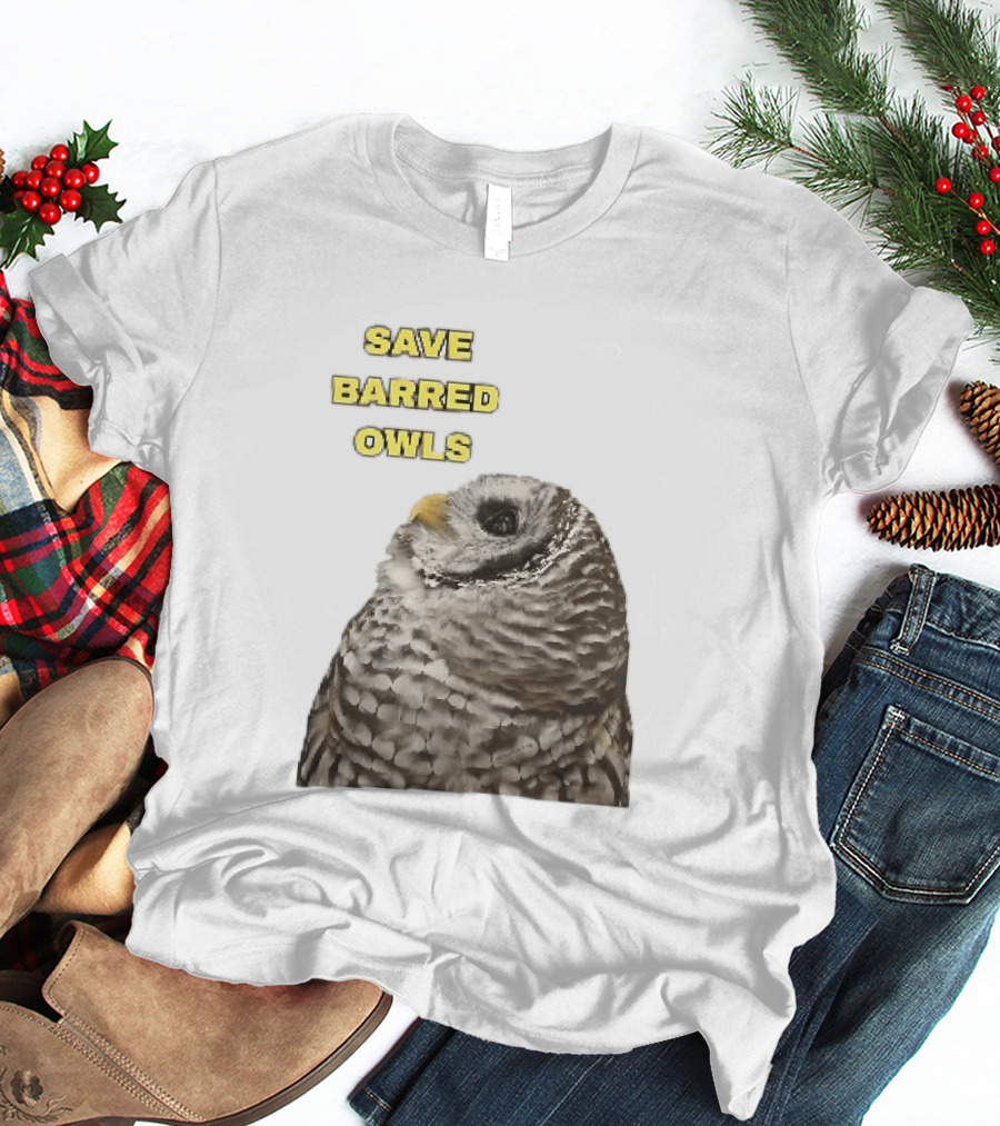 Save Barred Owls Barred Owl Conservation Appeal T-Shirt