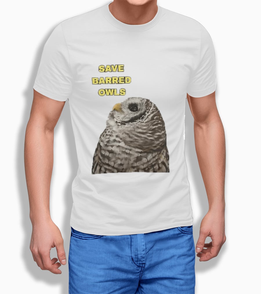 Save Barred Owls Barred Owl Conservation Appeal T-Shirt