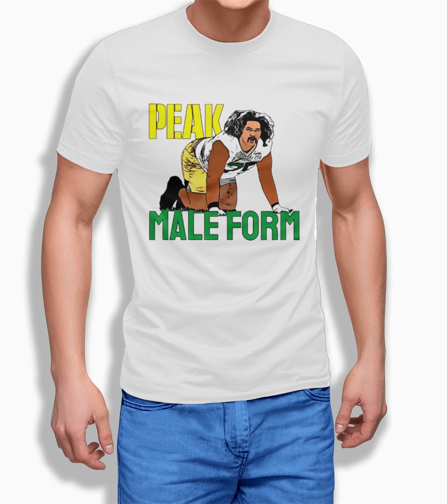 Sean Rhyan Peak Male Form Green Bay Packers Football T-Shirt