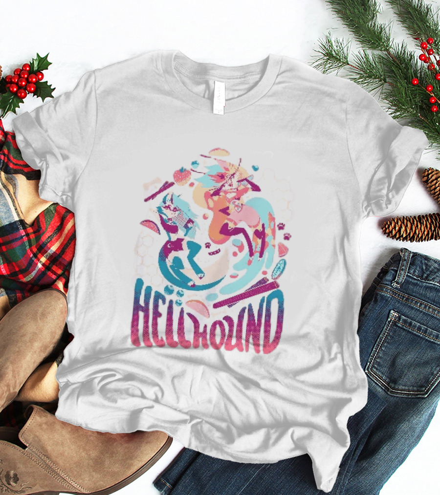 Spindlehorse Hellhound Colorful Dynamic Characters T-Shirt