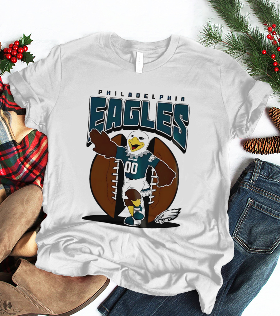 Philadelphia Eagles Swoop Mascot Football 2026 T-Shirt