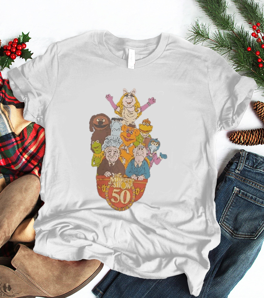 The Muppet Show Anniversary 50 Iconic Characters Celebration T-Shirt