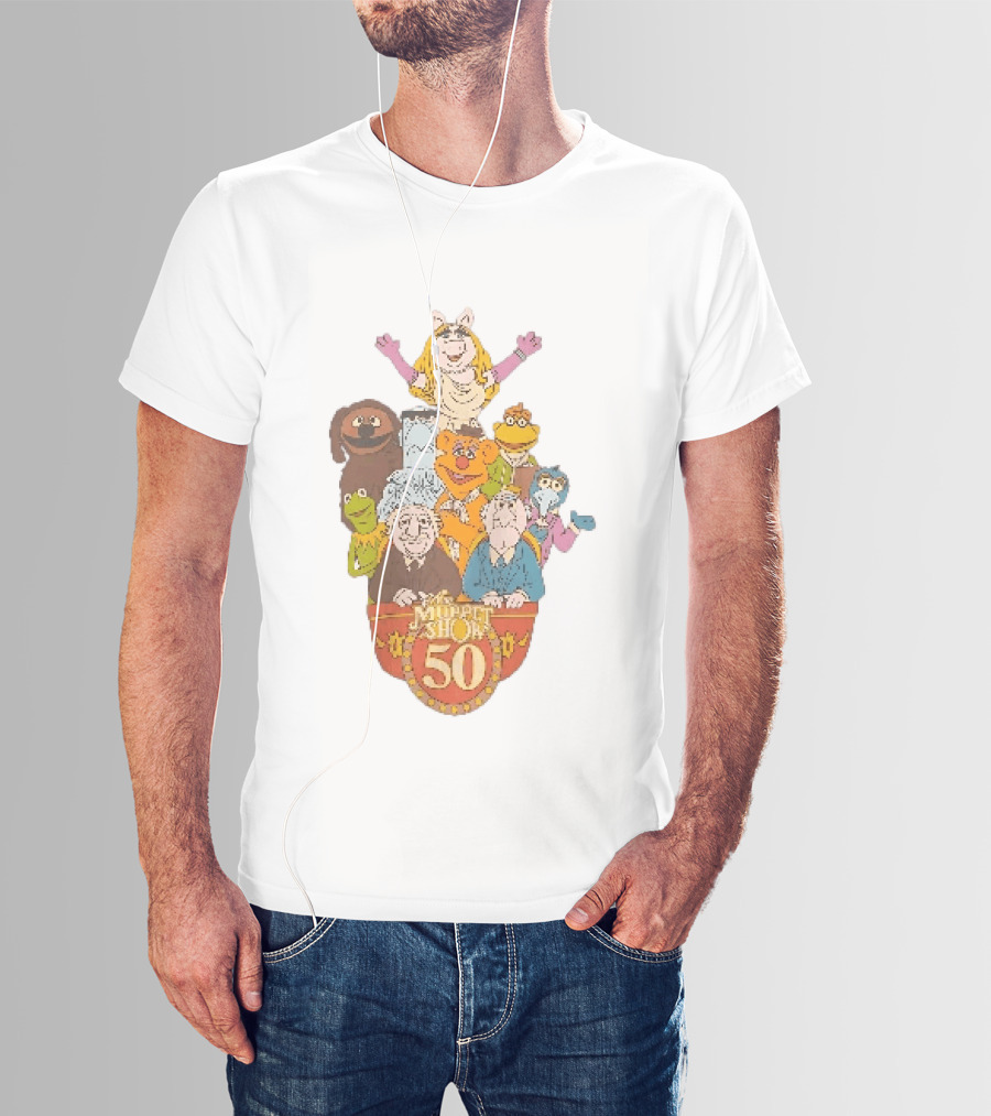 The Muppet Show Anniversary 50 Iconic Characters Celebration T-Shirt