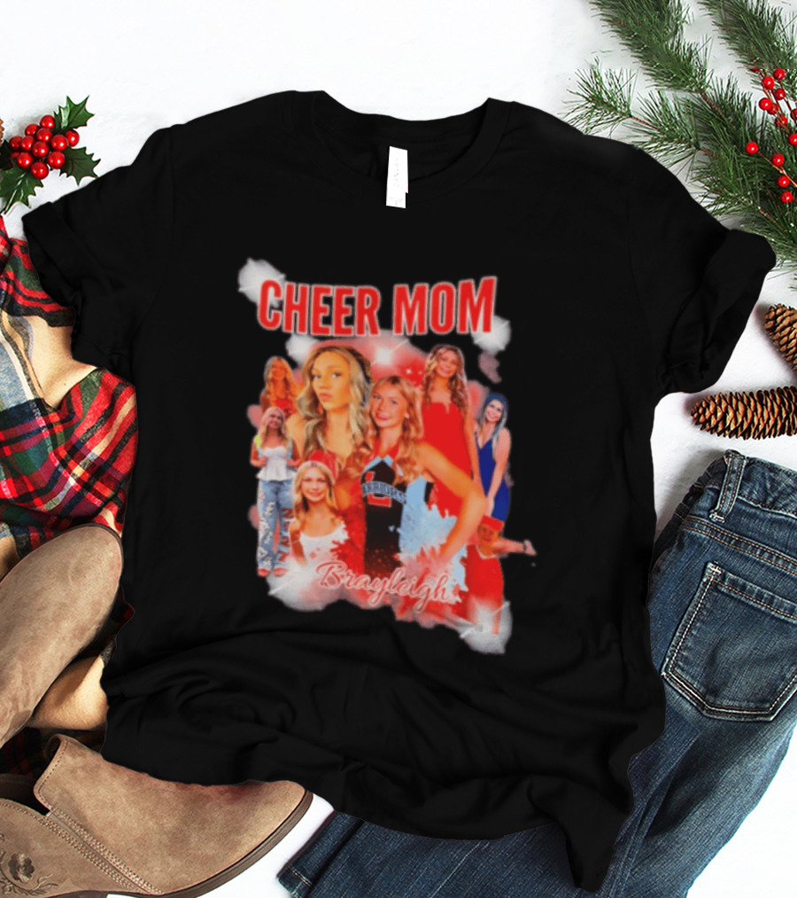 Cheer Mom Brayleigh Warriors Spirit Squad T-Shirt