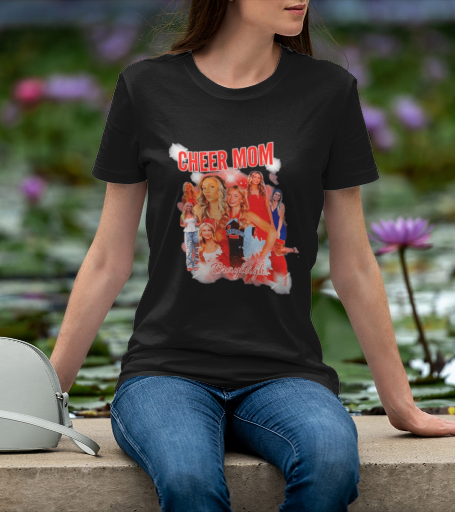 Cheer Mom Brayleigh Warriors Spirit Squad T-Shirt