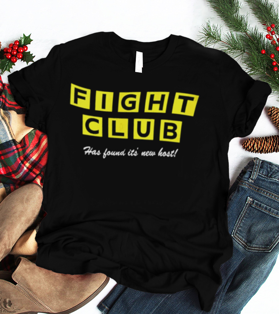 Fight Club Has Found Its New Host Yellow Lettering T-Shirt