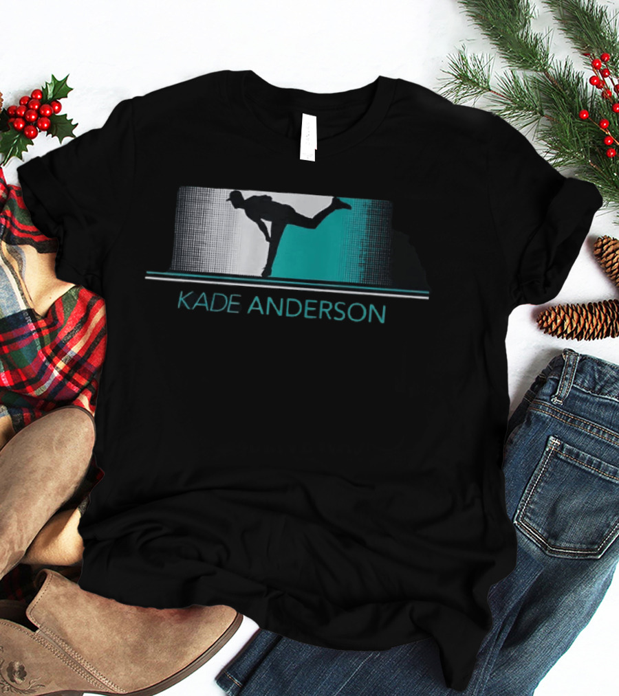 Kade Anderson Seattle Mariners Baseball Silo Stripe 2026 T-Shirt