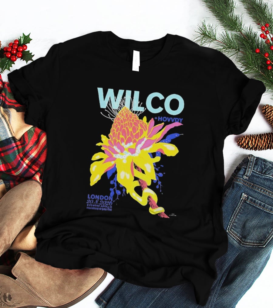 Wilco London UK Eventim Apollo Hammersmith August 20 2026 Featuring Hovvdy T-Shirt