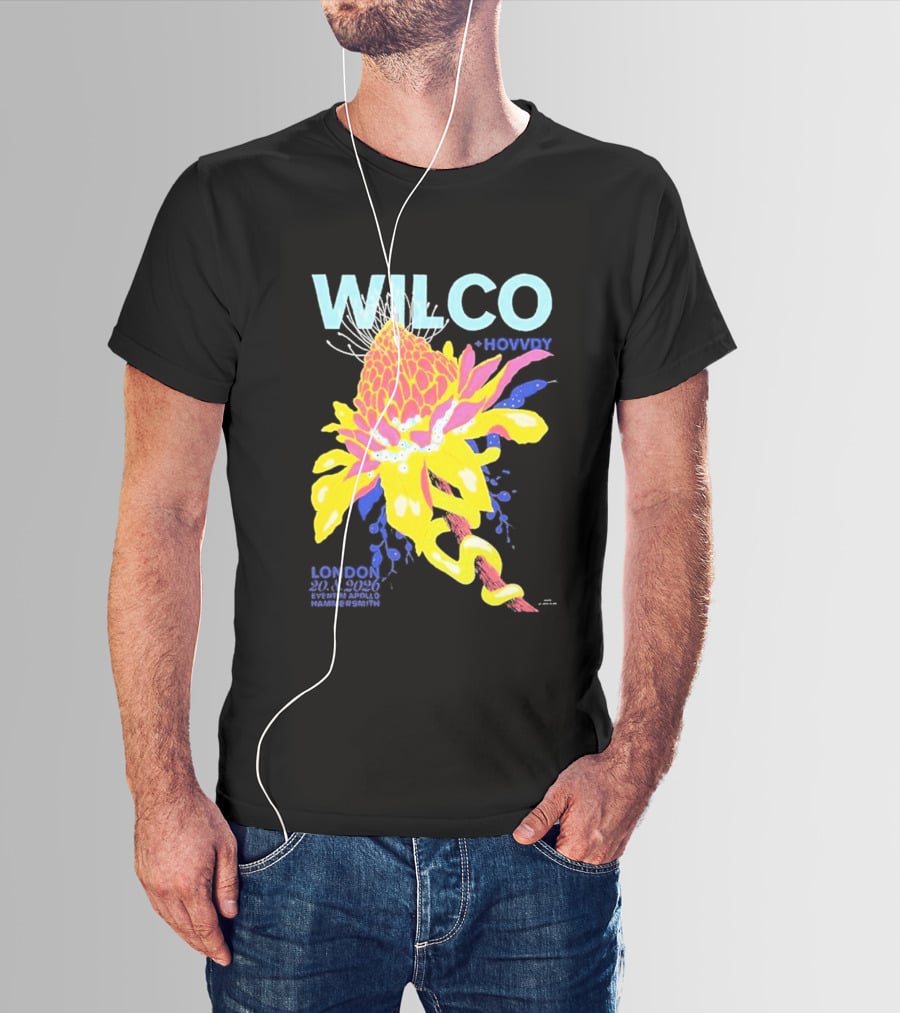 Wilco London UK Eventim Apollo Hammersmith August 20 2026 Featuring Hovvdy T-Shirt