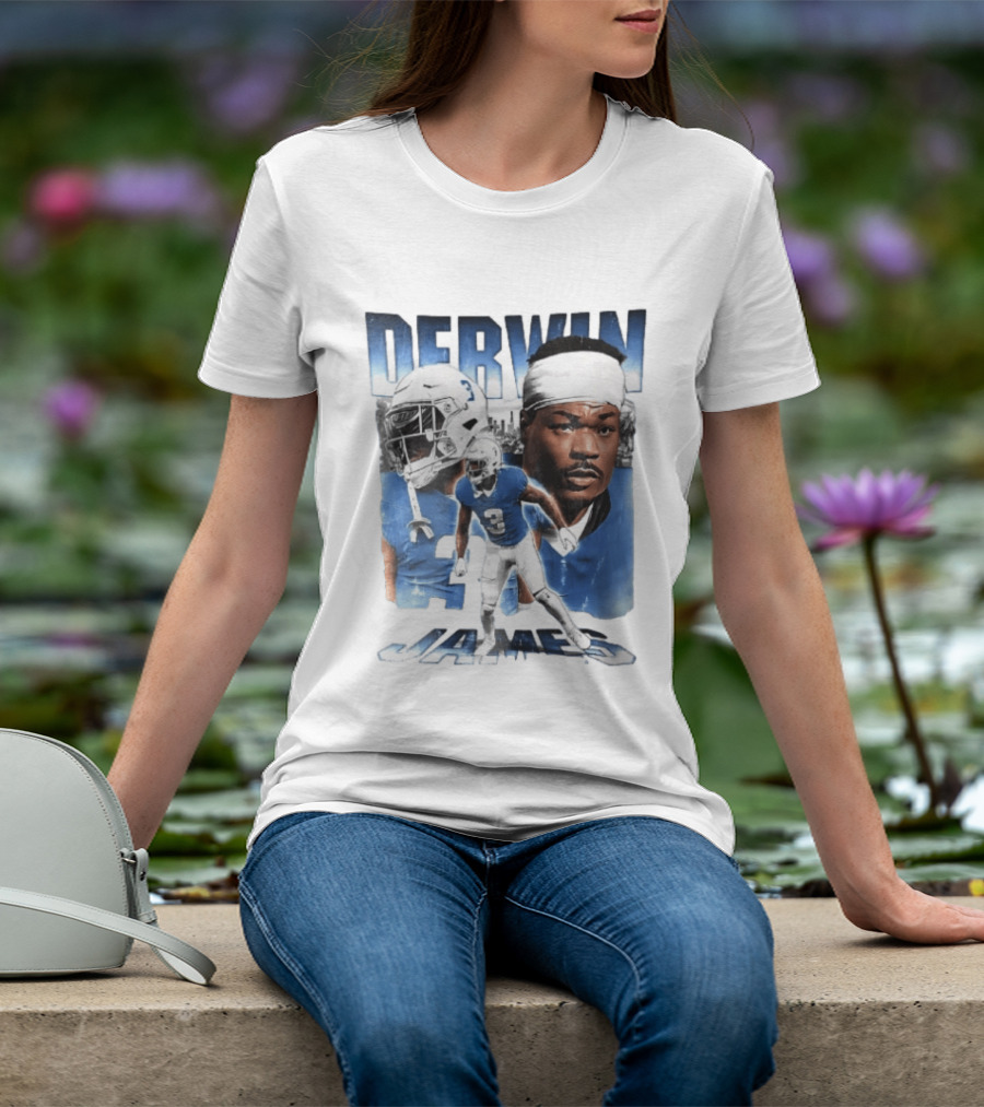 Derwin James Football Photo Collage Skyline Bootleg T-Shirt